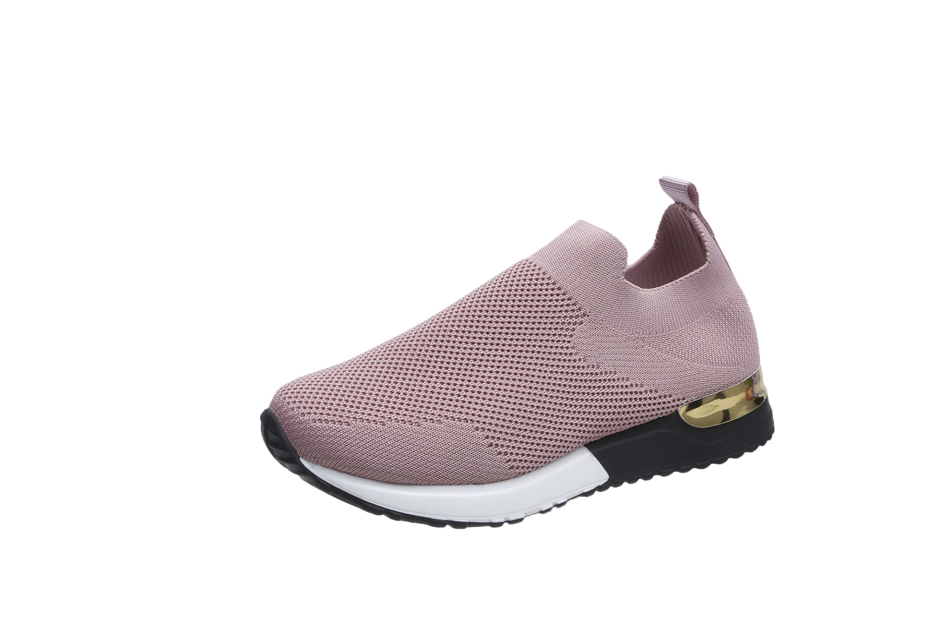 2022 Spring New Large Size Foreign Trade Women's Shoes Casual Sports Style Color Matching Sequins Lightweight Breathable Slip-on Shoes for Women - Image 10