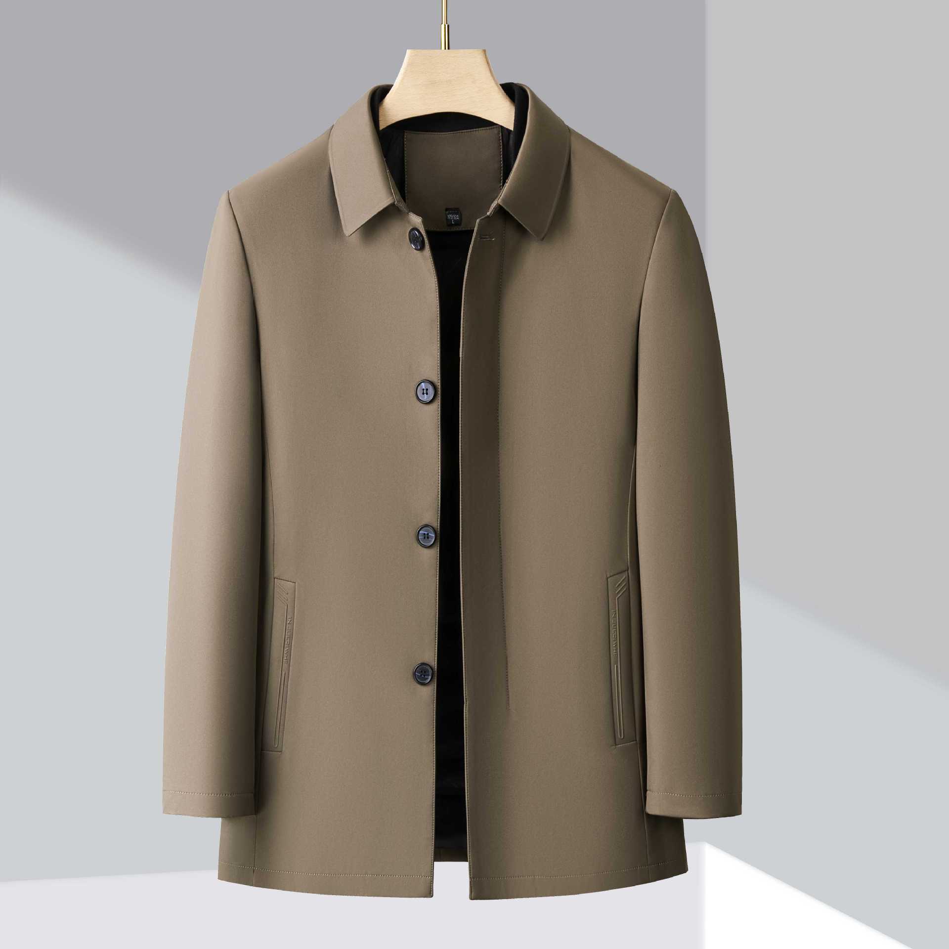 New high-end men's down jacket, thickened and warm, suitable for autumn and winter, business casual style, duck down jacket, suitable for middle-aged fathers. - Image 14