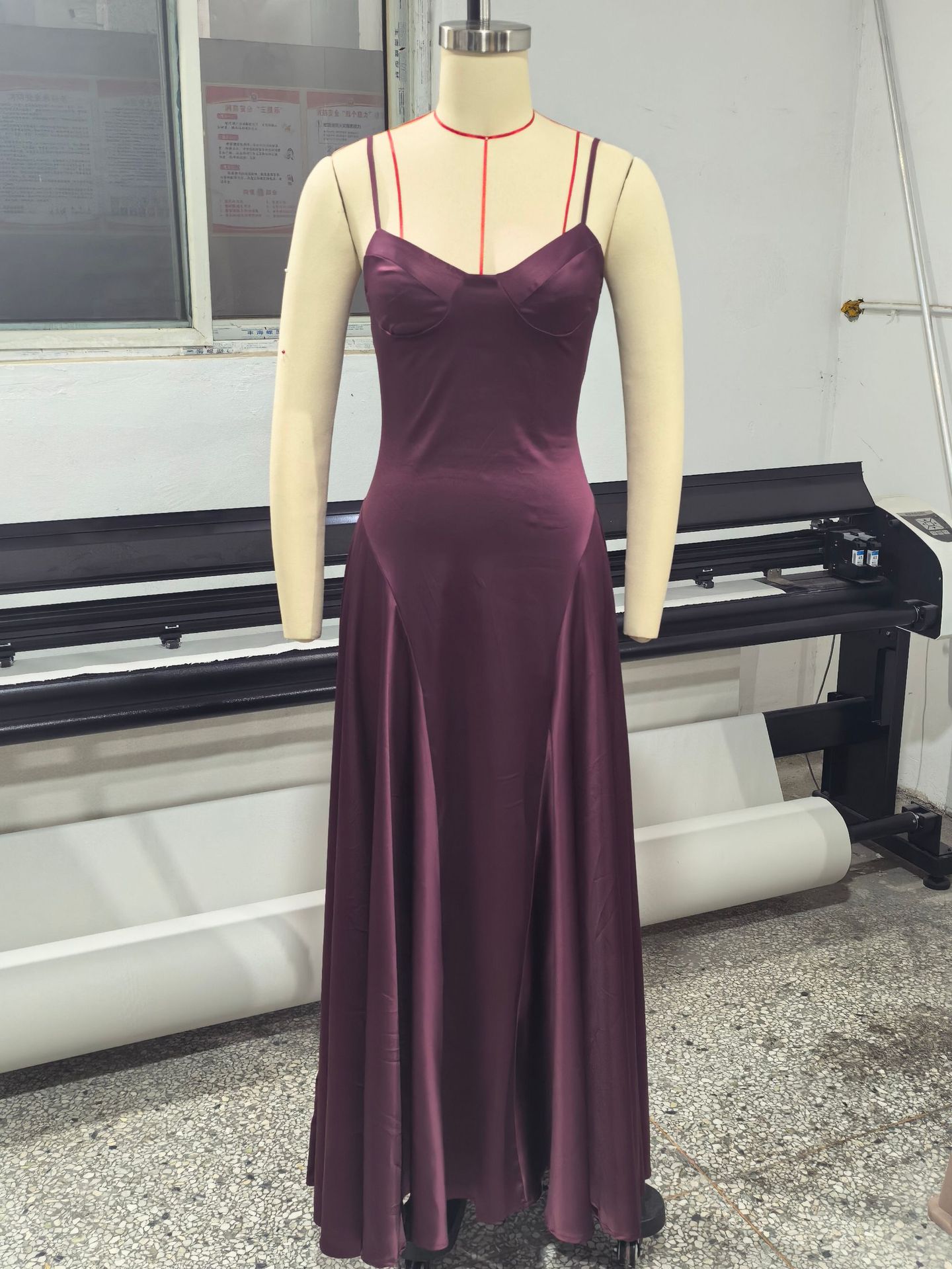 Women's Satin Strapless Bodycon Dress - Image 30