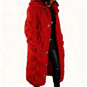 Women's Plus-Size Knit Cardigan