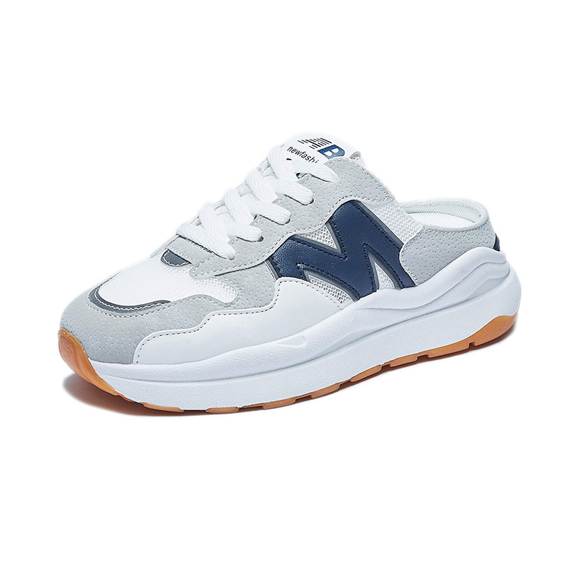 2023 Korean summer new style half-cup dad shoes for women ins trendy thick-soled student sports and casual shoes street shooting 2210 - Image 3