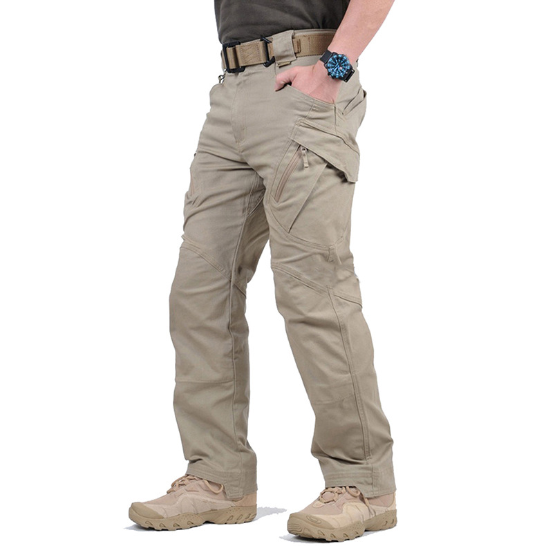 Sales of X9 plaid pants waterproof polyester cotton commuter instructor tactical pants a variety of colors camouflage casual outdoor plaid pants - Image 4