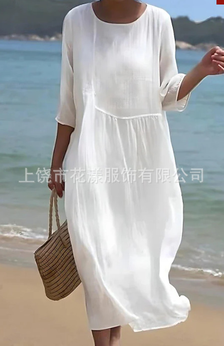 Women's Printed Long-Sleeve Dress - Image 17