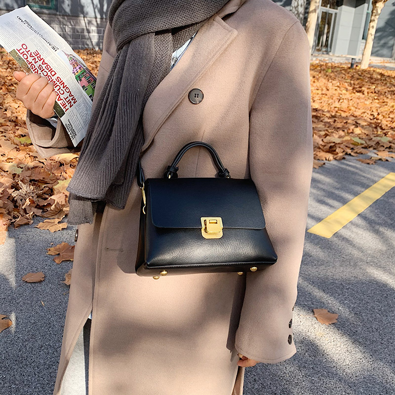 Handbag bag female 2020 new trendy autumn and winter messenger bag simple tote bag female large capacity female bag single shoulder big bag - Image 5