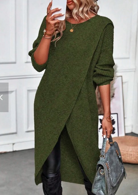 Women's knitted long dress/coat (in stock) - Image 6