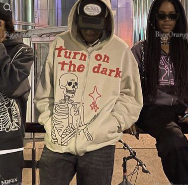 2022 Spot Supply AliExpress Explosive Style Zipper Sweatshirt Long Sleeve Fleece Hoodie Casual Loose Sweatshirt Men and Women - Image 3