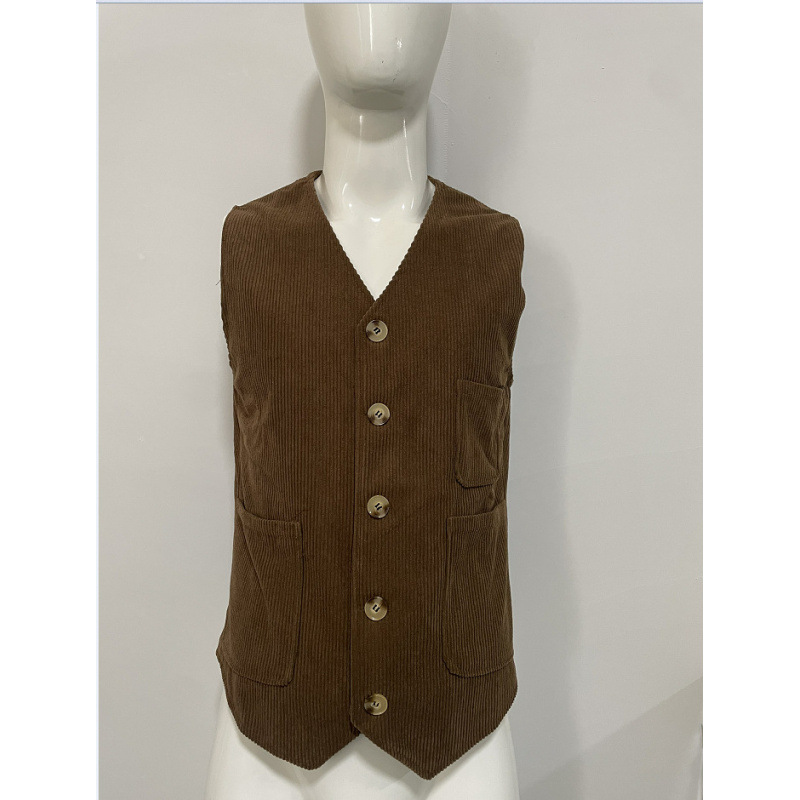 2024 Cross-border Trade, Wish, Amazon, AliExpress, Europe and America Foreign Trade Corduroy Suit Casual Jacket Men's Clothing - Image 7