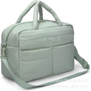 Stylish and practical baby travel bag with diaper changing pad, portable diaper bag