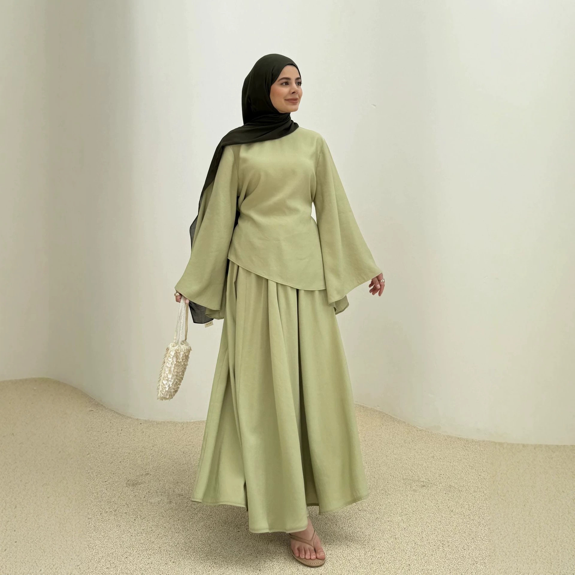 Loriya Plus Size Dress, Chinese Style Commuter Women's Clothing LR1313 - Image 4