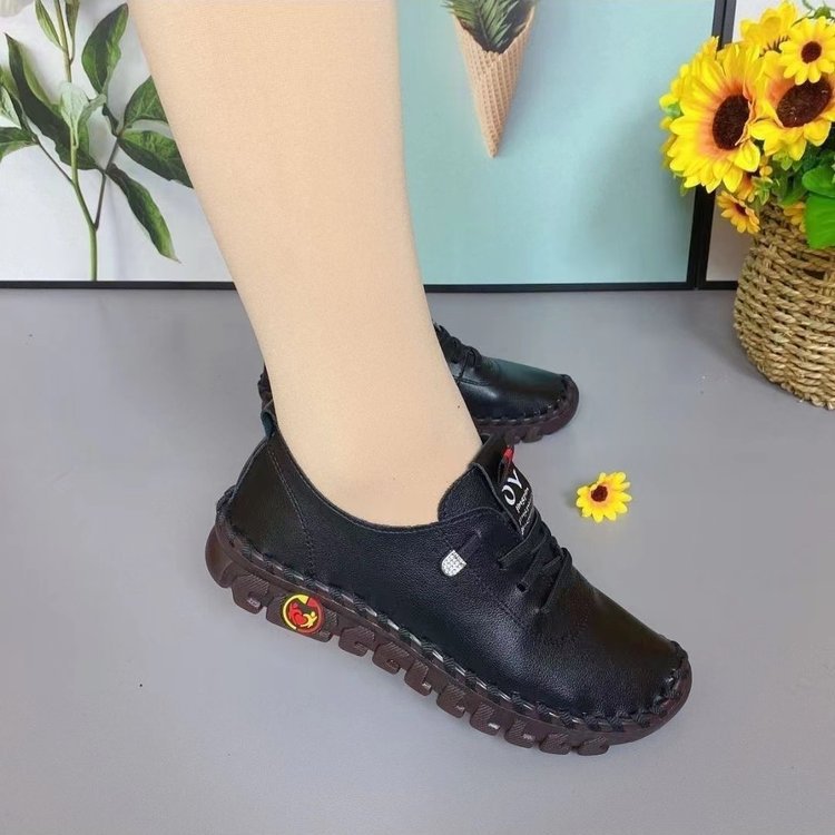 Large size wholesale viscose bottom casual all-match breathable single shoes women 2023 summer new soft bottom mother slip-on women's shoes - Image 3