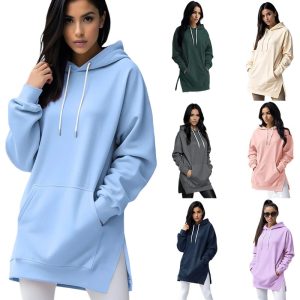 2025 Amazon Europe & America Cross-Border Autumn/Winter New Women's Mouse Bag Hoodie with Shoulder Sleeves