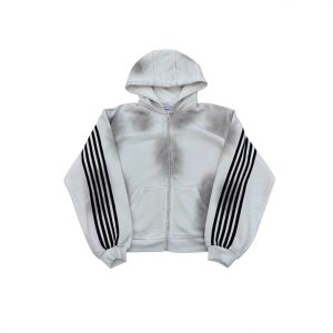 Autumn and winter hooded sweatshirt cross-border comfortable casual unisex loose 3D cardigan hooded sweatshirt pants set