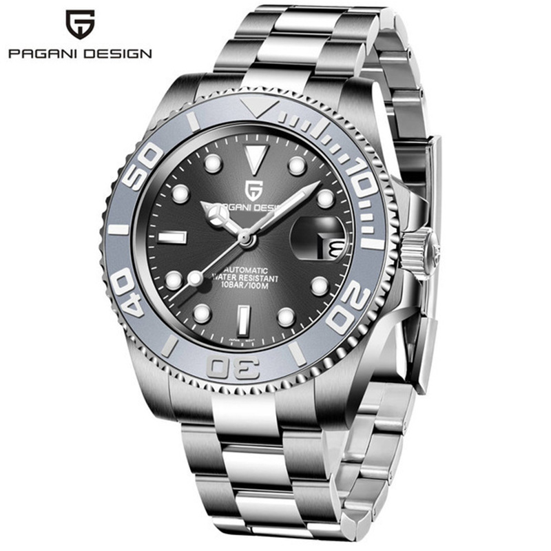PAGANI DESIGN Bojiani fully automatic mechanical men's watch luminous waterproof men's fashion watch 1651 - Image 5