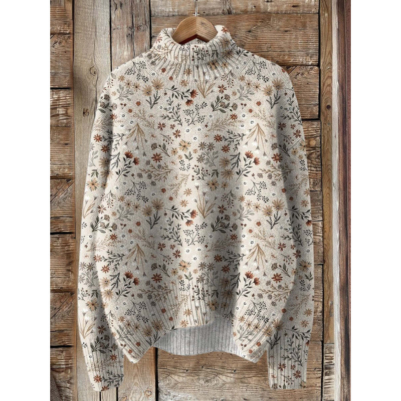 New Christmas Abstract Print Casual Cape Cardigan Sweater for Foreign Trade and Cross-Border - Image 42
