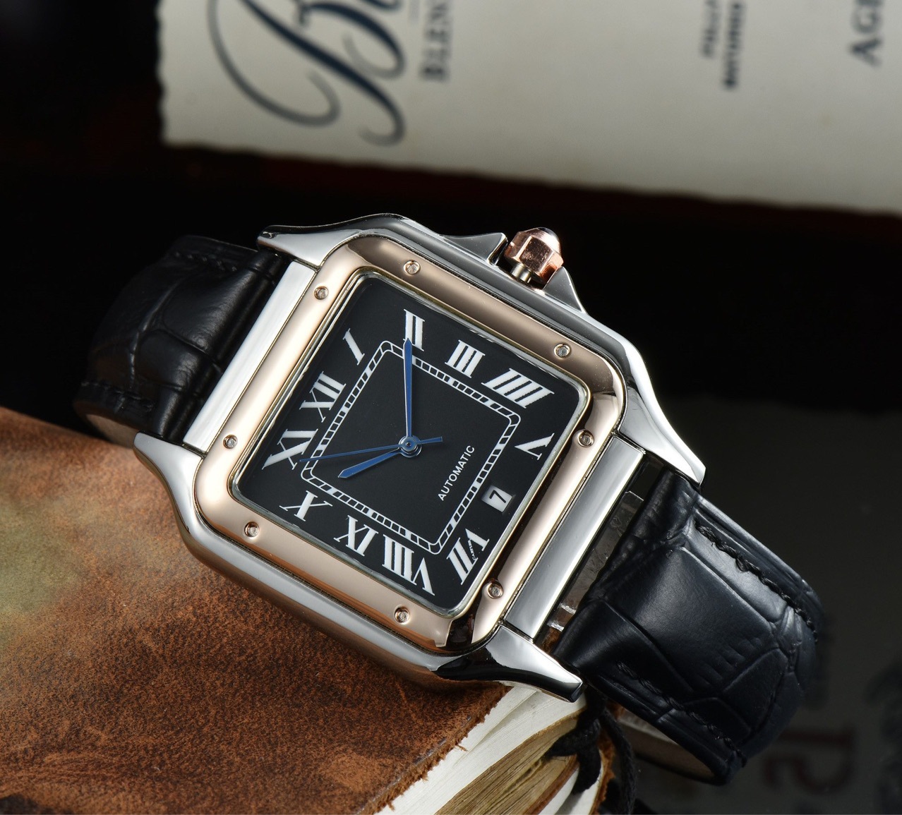 Foreign trade wish AliExpress Amazon Hot sale business men's belt watch factory direct sales one piece can be shipped - Image 10