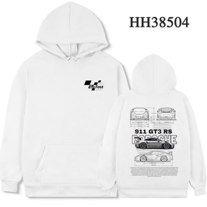StreetcarHoodiePrintsMen Car Print Trendy Hoodie Loose Casual Versatile Hoodie - Image 30