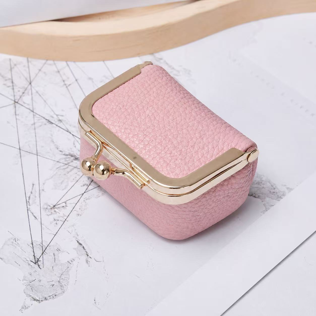 New mini coin purse, earrings, rings, necklaces, jewelry box, coin purse, portable storage bag - Image 4