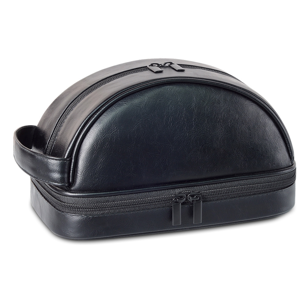 Retro new cosmetic bag portable toiletry bag men's high-end large-capacity storage bag travel toiletry bag waterproof - Image 6