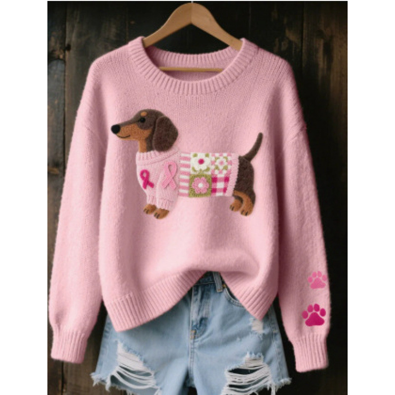 2026 Spring/Autumn New European and American Style Women's 3D Digital Print Casual Fashion Round Neck Faux Sweater/Sweatshirt - Image 22