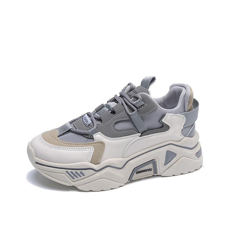 Daddy shoes women's 2023 spring and autumn new breathable thick bottom fashion ins trend sports leisure students color matching shoes - Image 3