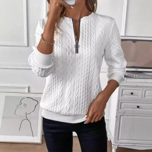 Women's hoodies, autumn and winter quilted hoodies, women's zip-up hoodies, women's spring outerwear, available from cross-border e-commerce platforms.