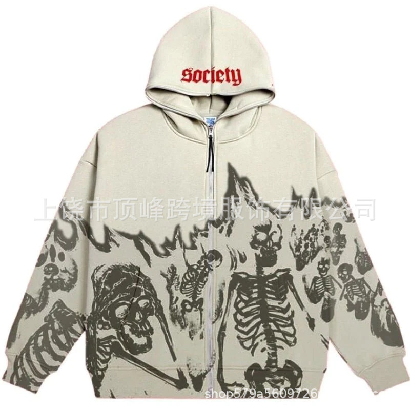 European and American foreign trade cross-border 2023 autumn and winter new European and American cross-border animal landscape print raglan long sleeves - Image 23