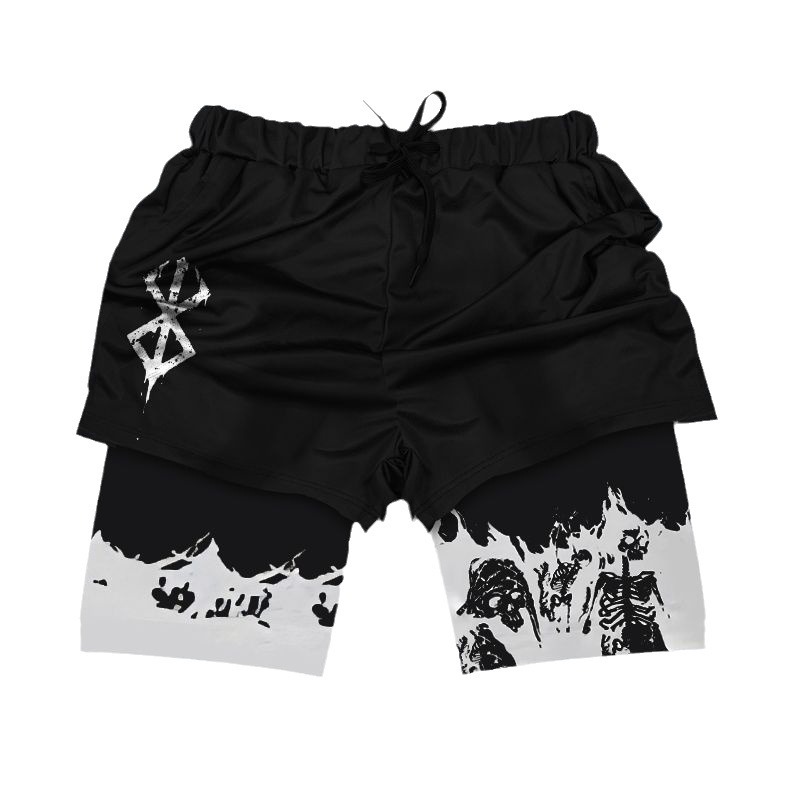 Dragon Ball series shorts 3D digital printing adult double-layer beach shorts Amazon cross-border e-commerce hot-selling factory - Image 21