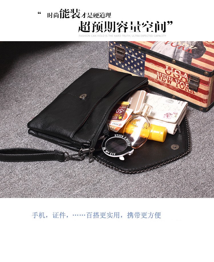 2024 new fashion women's bag crossbody bag small bag simple versatile shoulder bag soft leather envelope bag ladies handbag - Image 11