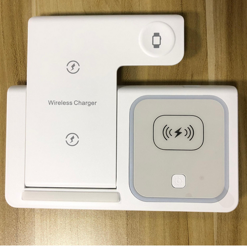 New wireless charger 3 in 1 fast charging stand foldable for Qi mobile phone earphone watch - Image 11